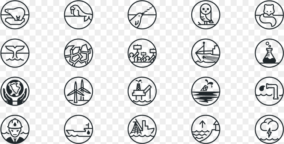 An Interactive Style Guide For Greenpeace39s Arctic Iconography Of Global Brands, Scoreboard Free Png Download