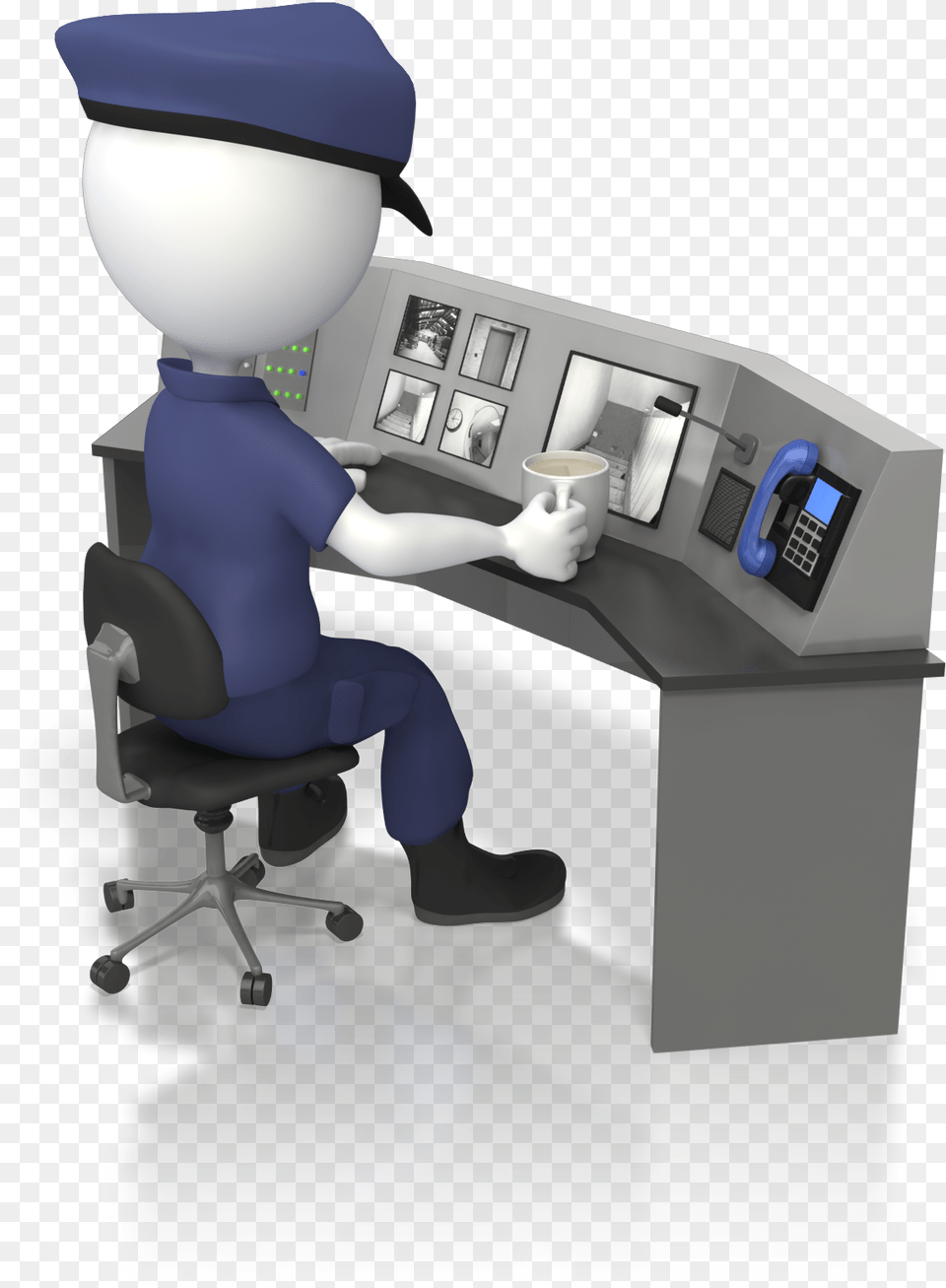 An International Hub For Professionals Coming Soon 3d Man Security, Chair, Furniture, Architecture, Building Free Png