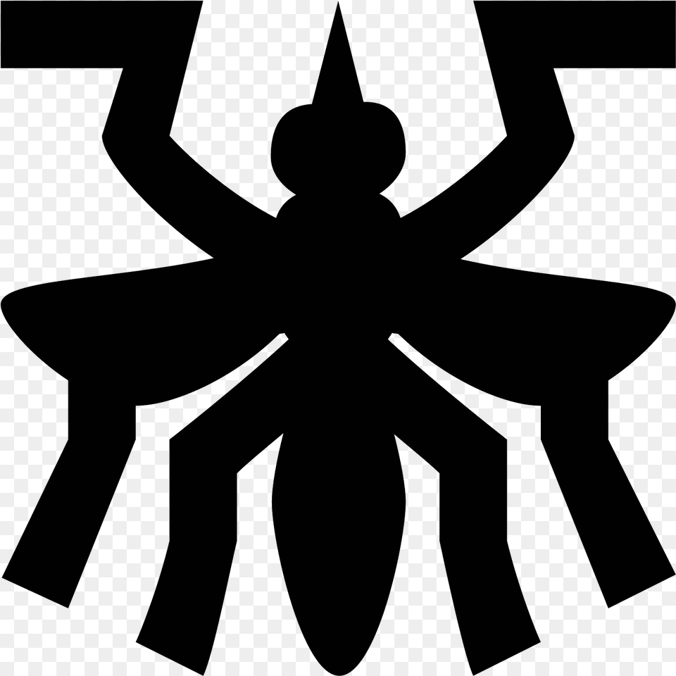 An Mosquito With Three Main Body Parts And Three Legs Mosquito, Gray Free Transparent Png