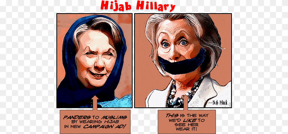 An Objective Observer Would Have To Conclude That Hillary In Hijab, Adult, Publication, Person, Female Free Transparent Png