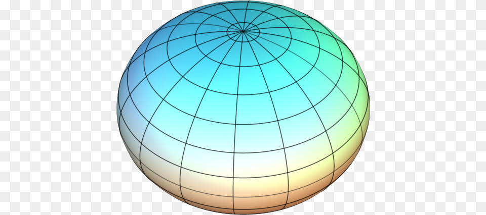An Oblate Spheroid Showing The Shape Of The Earth Forma De La Tierra Elipsoide, Sphere, Ammunition, Grenade, Weapon Free Png