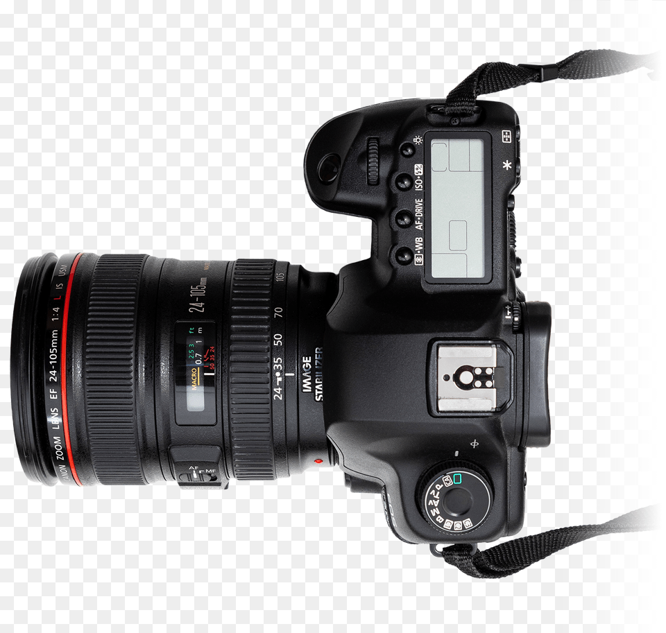 An Of A Canon Dslr Camera Seen From Above Digital Slr, Electronics, Video Camera, Digital Camera Free Png Download