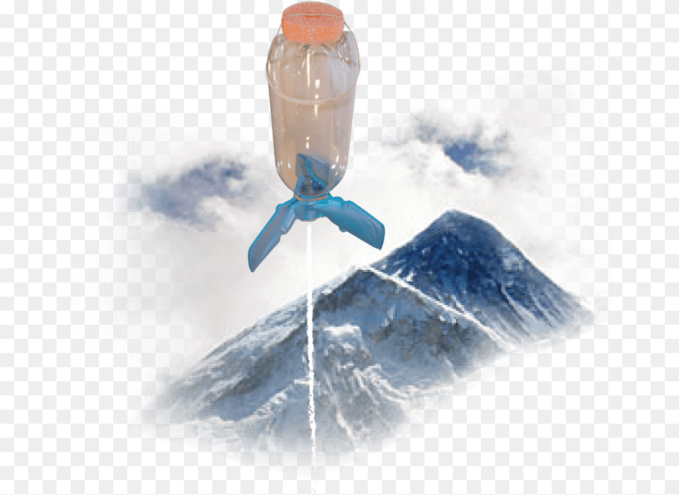 An Skylab Water Rocket From Antigravity Research Corporation Summit, Ice, Nature, Outdoors, Plastic Png Image