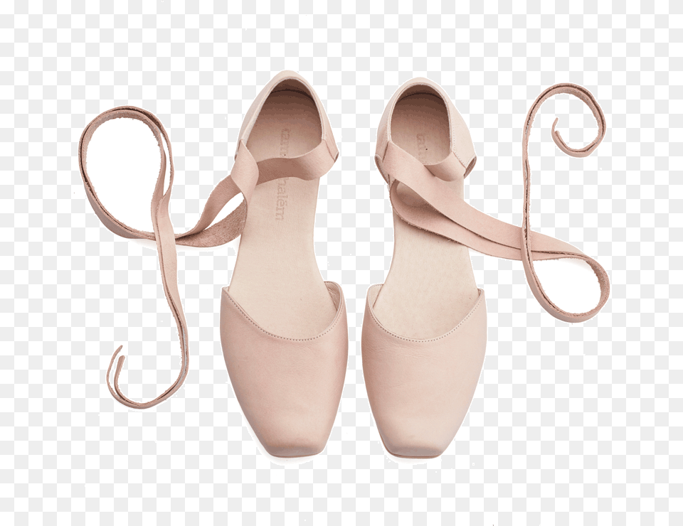 Ana Blush Pink Leather Ballerina Shoes Ballet Shoe, Clothing, Footwear, High Heel, Sandal Free Png Download