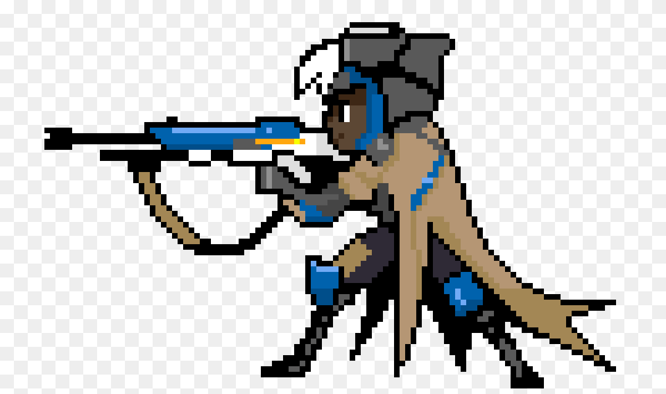 Ana Overwatch Pixel Art Maker, Animal, Bird, Jay, Qr Code Free Transparent Png