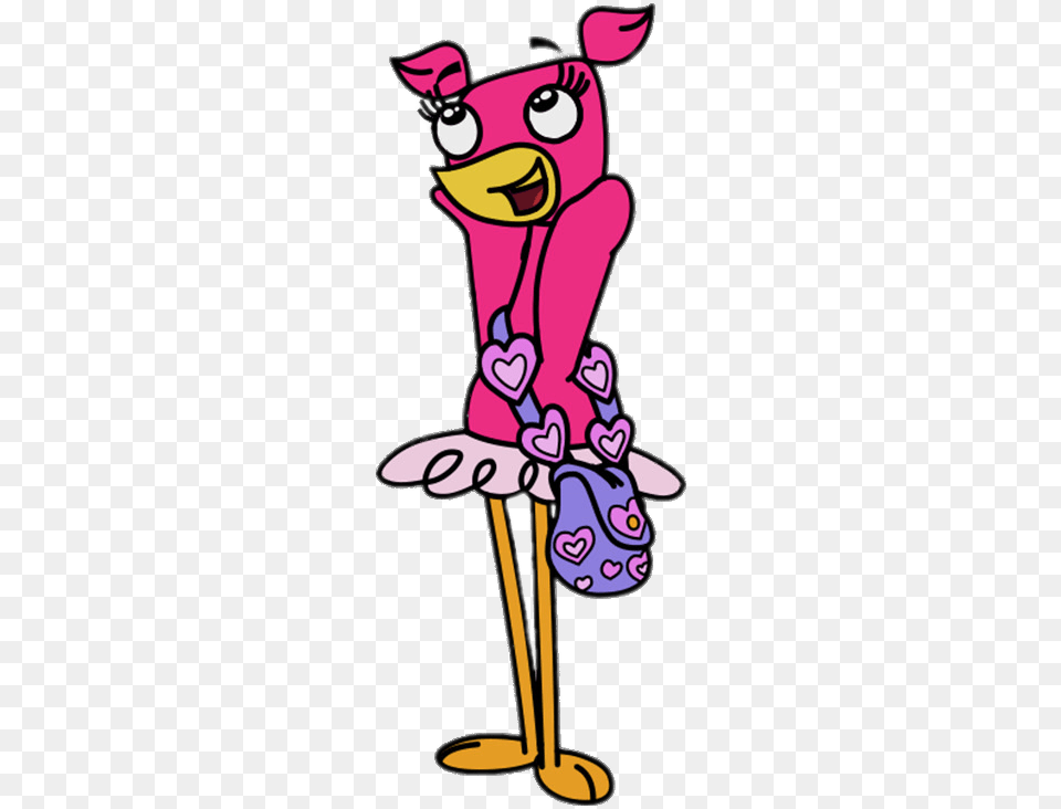 Anabella The Flamingo Doki Y Anabella, Purple, Cartoon, Dynamite, Weapon Free Png