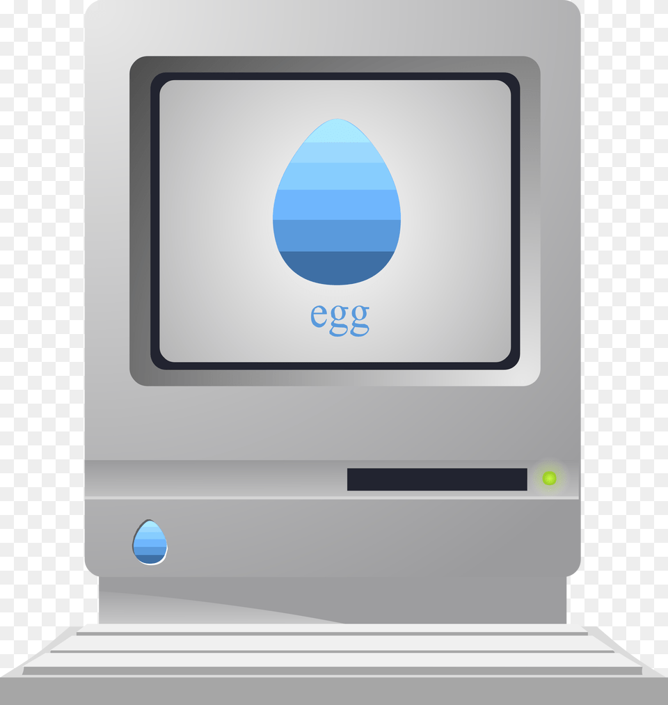 Anachronistic Vintage 39egg39 Computer From Glitch Icons Macintosh Clipart, Computer Hardware, Electronics, Hardware, Pc Free Png