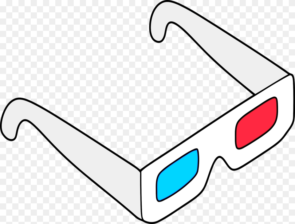 Anaglyph Polarized System Glasses Film Cinema Accessories, Sunglasses Free Png Download