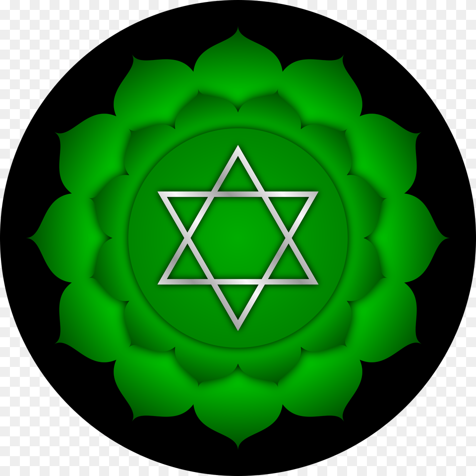 Anahata Chakra, Green, Leaf, Plant, Symbol Free Png Download