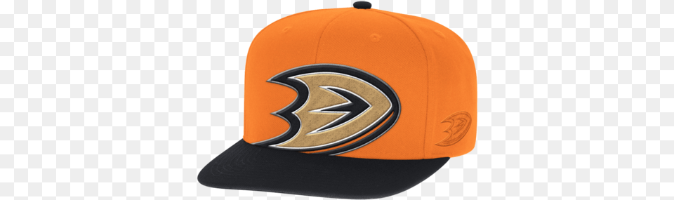 Anaheim Ducks Cropped Xl Logo Snapback Hat Baseball Cap, Baseball Cap, Clothing, Hardhat, Helmet Png