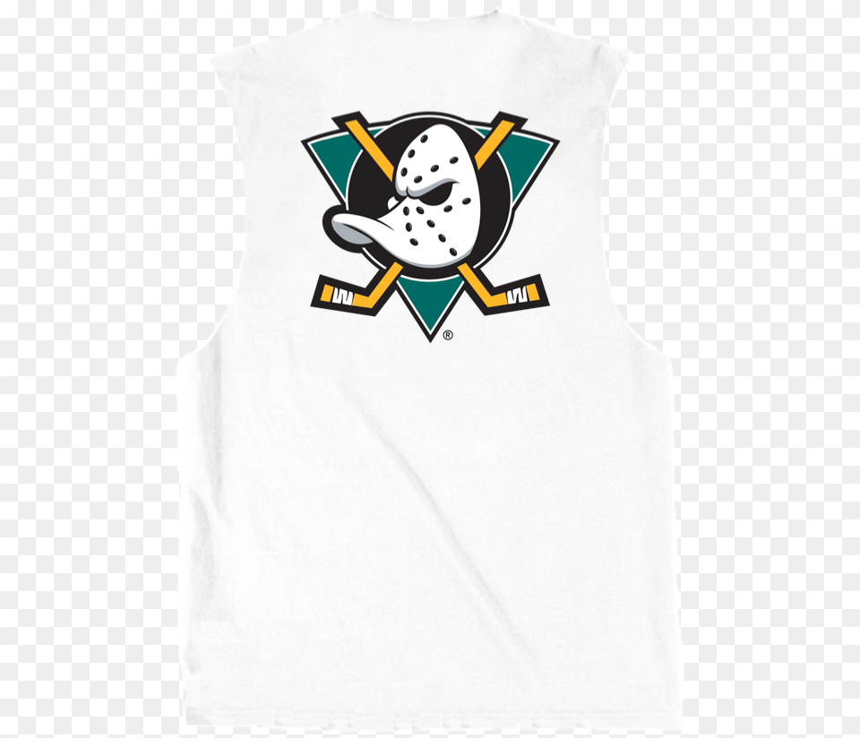 Anaheim Ducks Mitchell Amp Ness Nhl Triple Double Muscle Anaheim Mighty Ducks, Clothing, T-shirt, Shirt, Tank Top Png
