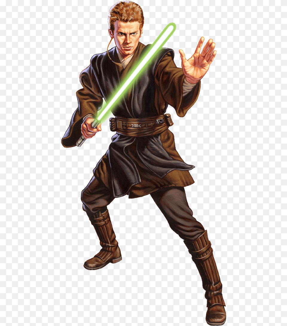 Anakin Skywalker Comic Book Star Wars Star Wars Comic, Adult, Sword, Person, Man Png