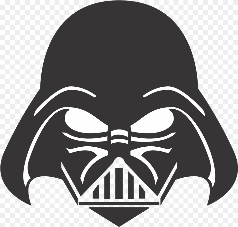 Anakin Skywalker Darth Maul Boba Fett Decal Sticker Star Wars Darth Vader Head, Stencil, Logo, Symbol, Adult Free Png Download