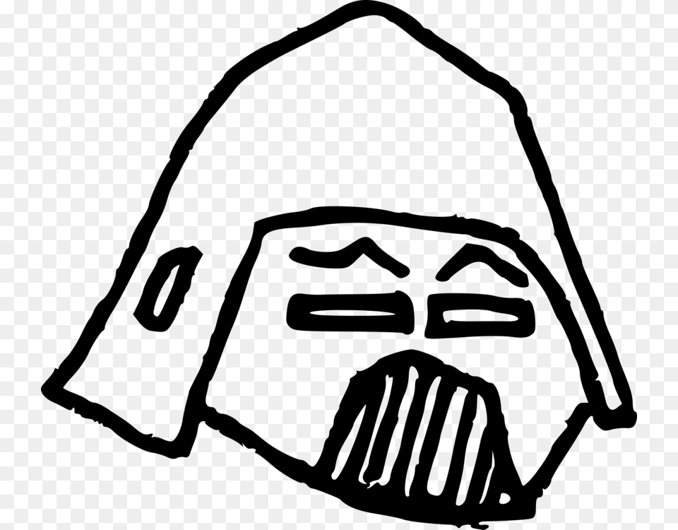 Anakin Skywalker Palpatine Stormtrooper Drawing Star Wars, Gray Png