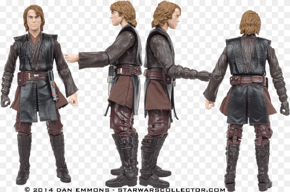 Anakin Skywalker Preview Images Star Wars Black Series Action Figure, Clothing, Coat, Jacket, Adult Free Transparent Png