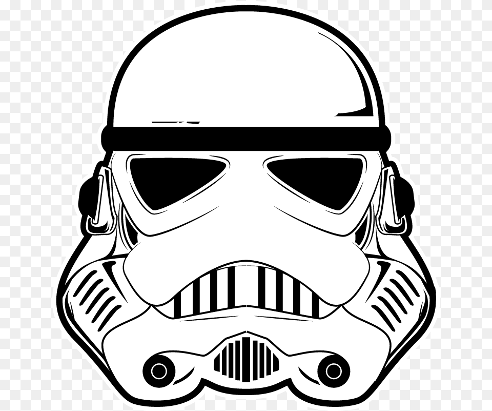 Anakin Skywalker Stormtrooper Chewbacca Vector Graphics Star Wars Stormtrooper Vector, Helmet, Stencil, Art, Drawing Free Png Download