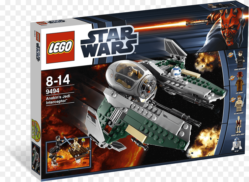 Anakins Jedi Interceptor Lego Free Png