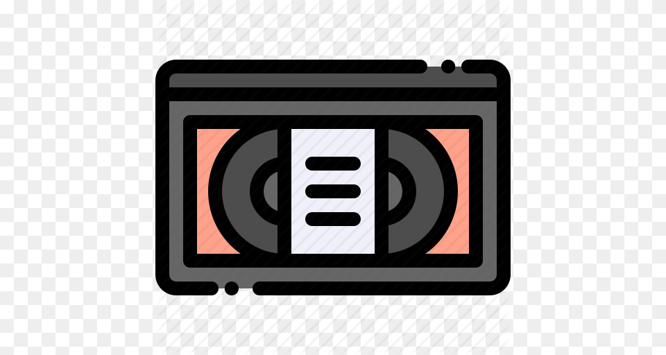 Analog Record Vhs Tape Video Icon, Cassette, Scoreboard Png Image