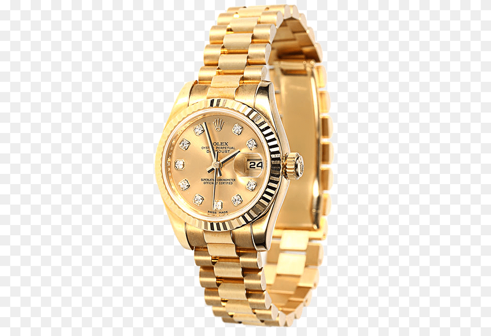 Analog Watch Images Library Rolex Gold Watch, Arm, Body Part, Person, Wristwatch Free Transparent Png