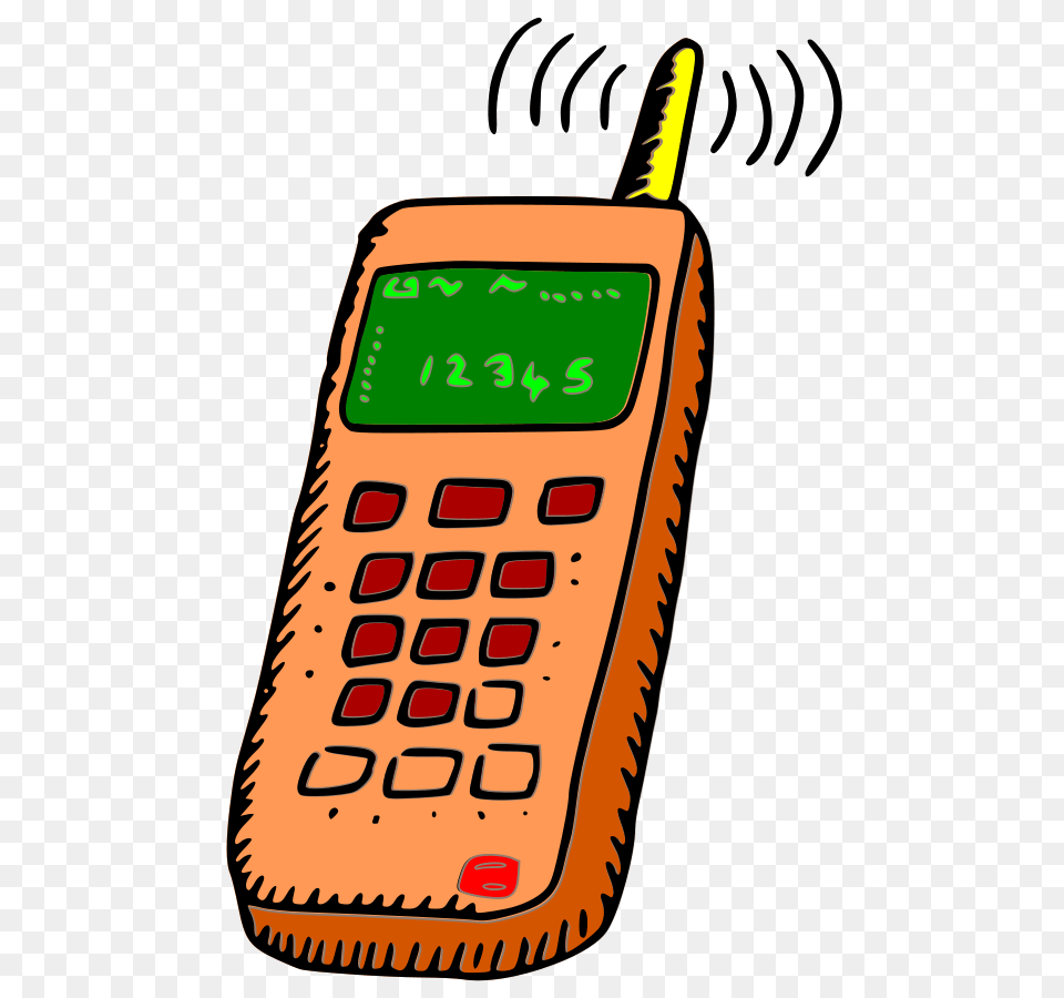 Analogue Mobile Phone Clipart Vector Clip Art Online, Electronics, Mobile Phone Free Transparent Png