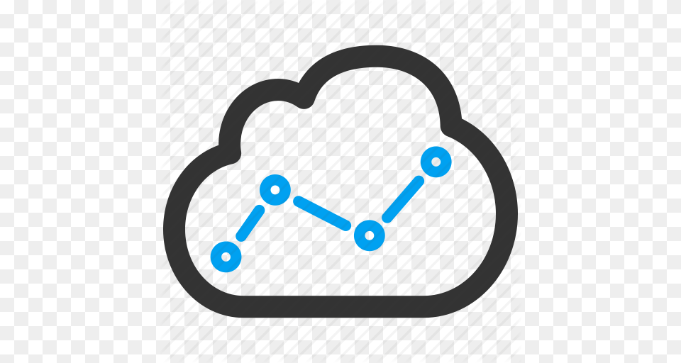 Analytics Chart Cloud Data Diagram Graph Report Icon, Gate, Clock, Alarm Clock Free Png Download