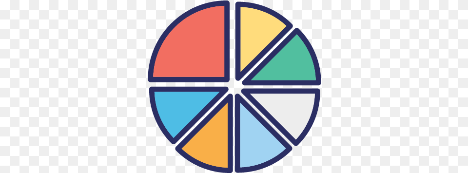 Analytics Circle Chart Color Vector Icon Vertical Free Transparent Png