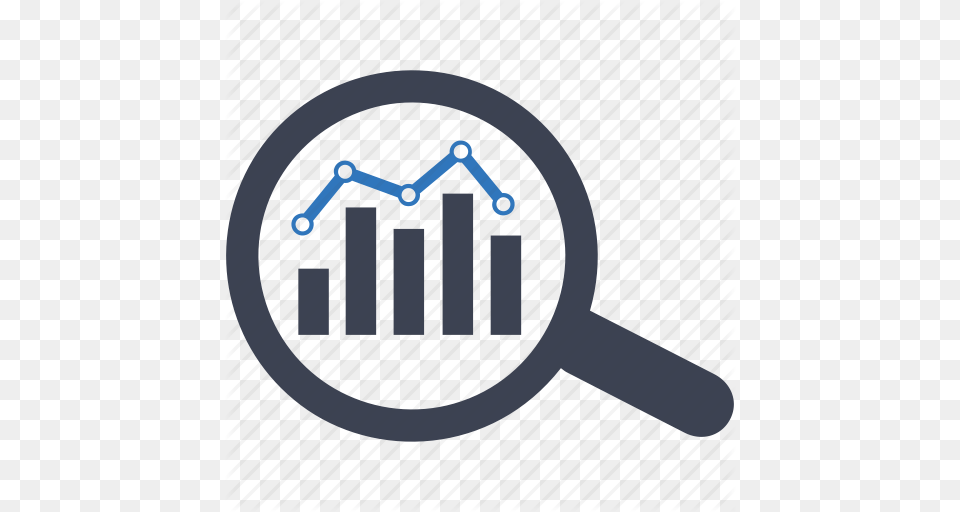 Analytics Diagram Graph Market Overview Report Search Icon, Magnifying Free Transparent Png