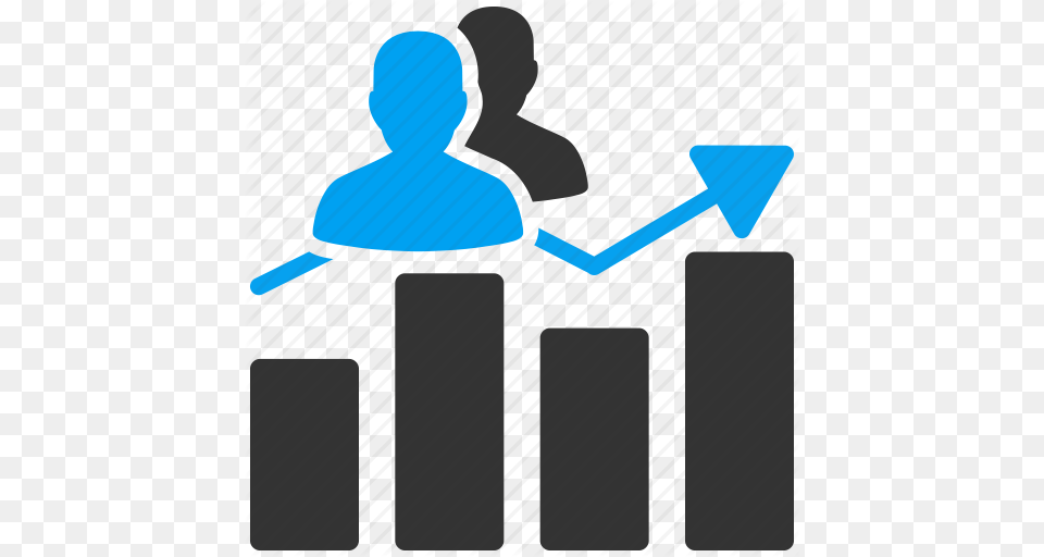 Analytics Graph People Report Seo Chart Statistics Visits Icon, Cutlery, Person Png