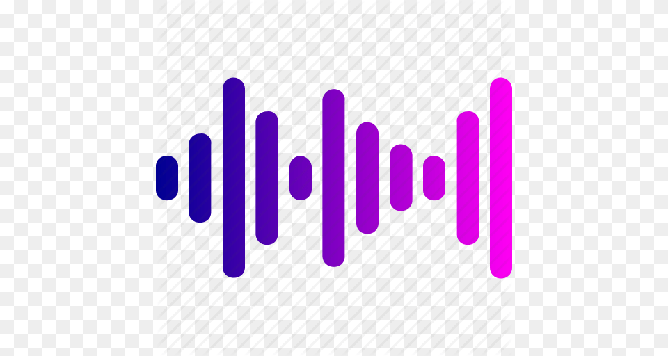 Analyze Music Sound Wave Icon, Purple, Text, Lighting Free Png