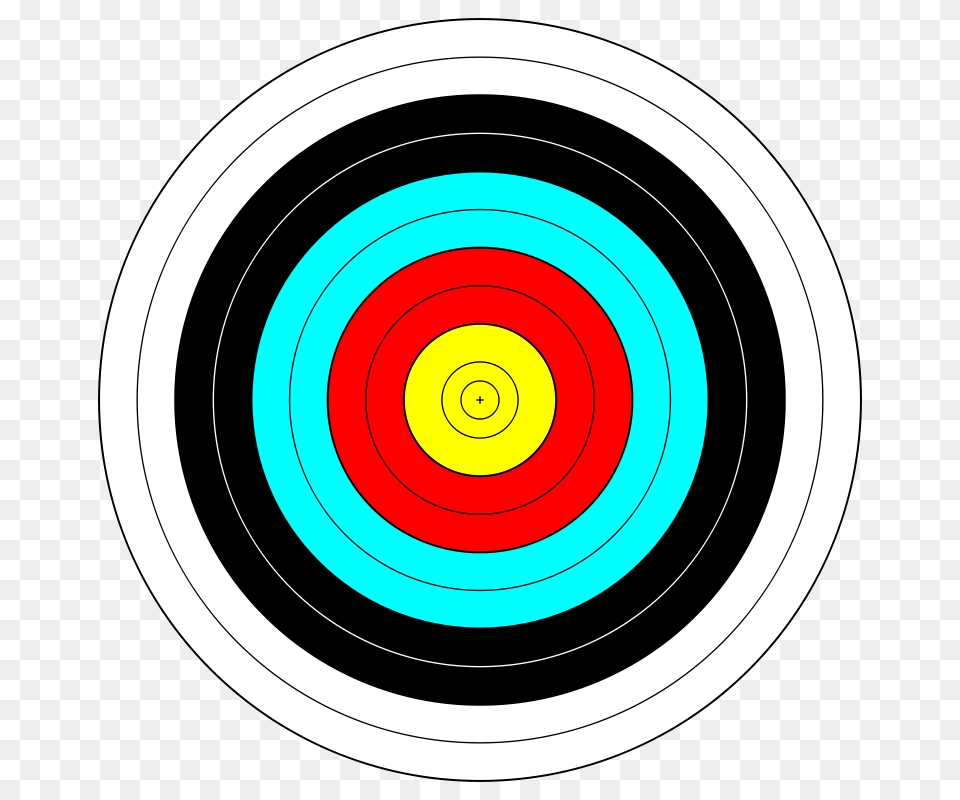 Anamix Fita Official Face Archery Target, Bow, Sport, Weapon Free Png