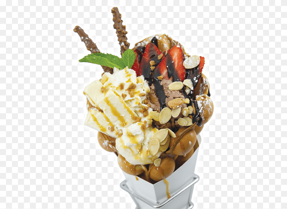 Ananas, Cream, Dessert, Food, Ice Cream Free Png