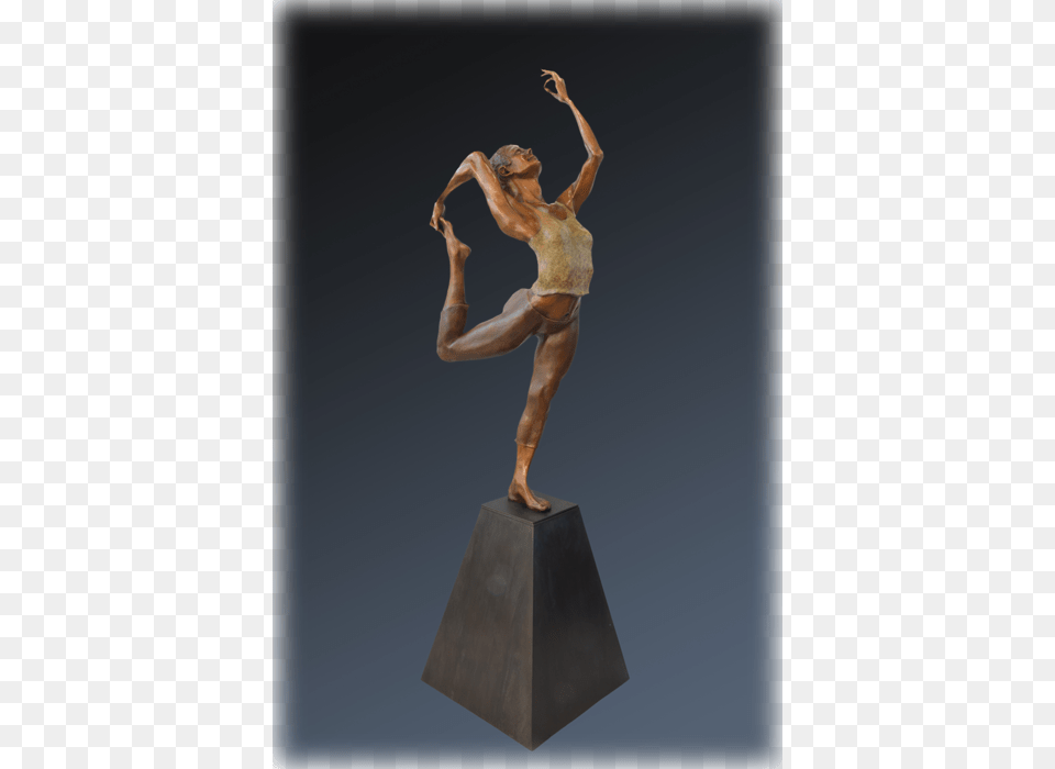 Ananda Bronze Sculpture By David Varnau Washington, Dancing, Leisure Activities, Person, Adult Free Png Download