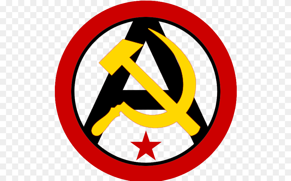 Anarchist Communist Logo Anarcho Communist Symbol Png Image