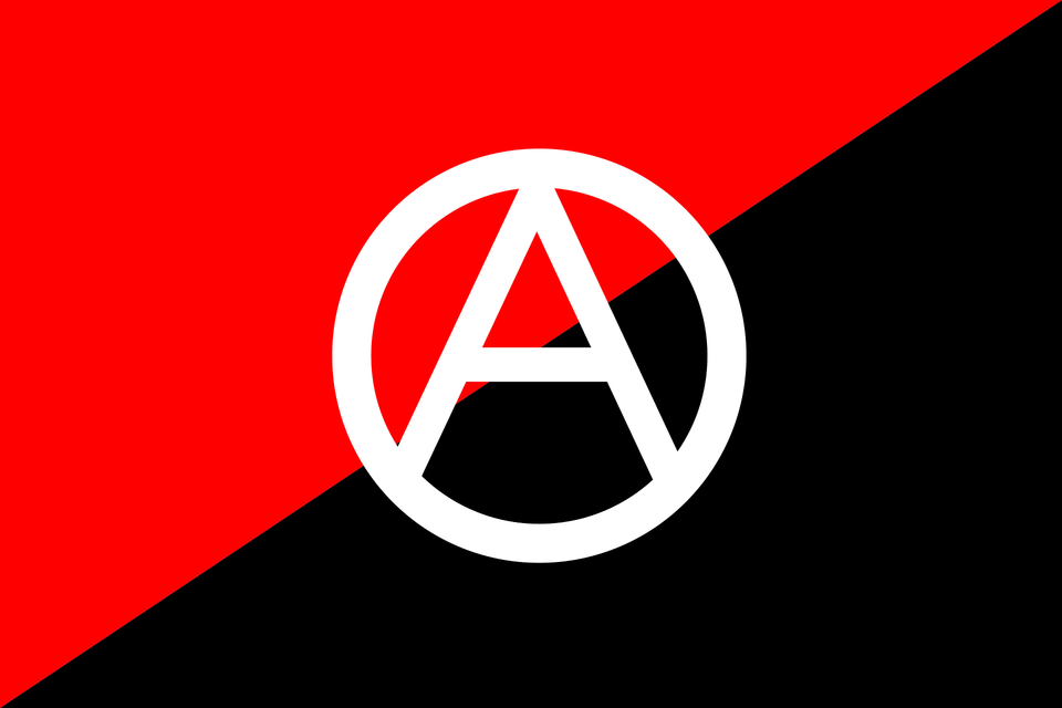 Anarchist Flag With A Symbol 2 Clipart, Logo Free Png