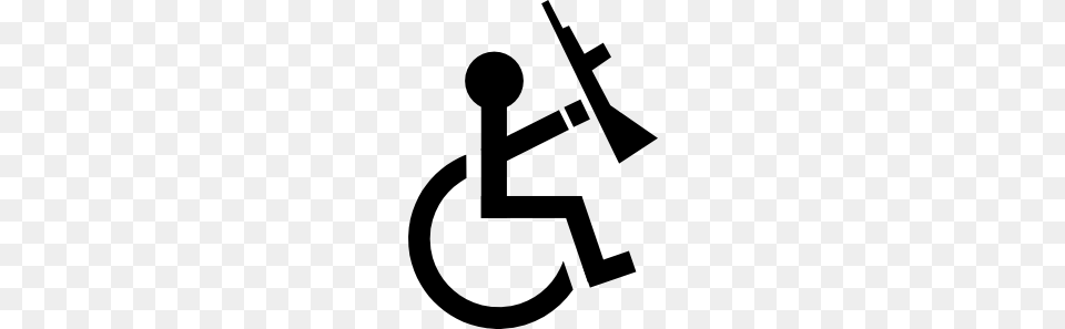Anarchist On A Wheelchair Clip Art, Symbol, Text Png