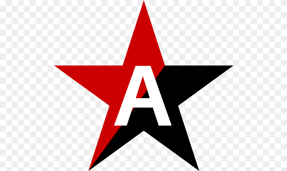 Anarchist Star Svg Tens And Units Games Printable, Star Symbol, Symbol Free Transparent Png