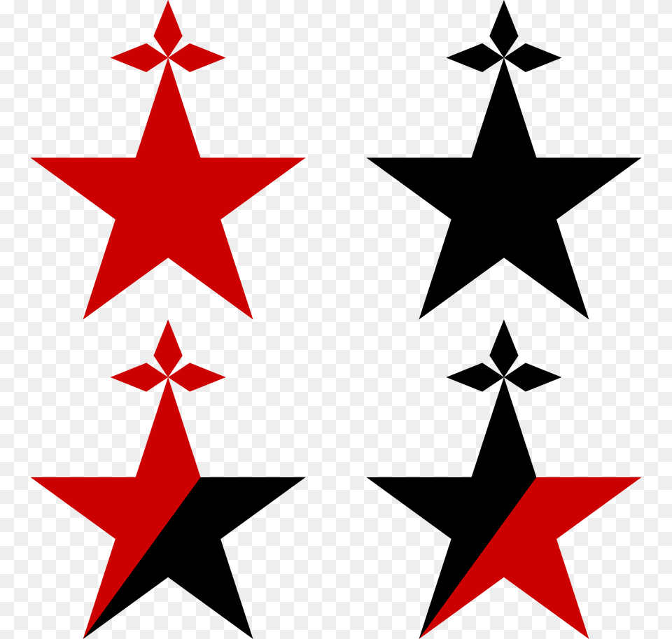 Anarchist Stars With Ermine Spots, Star Symbol, Symbol Free Transparent Png