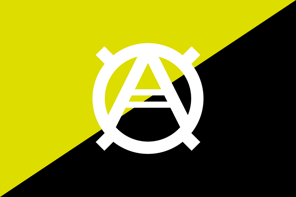 Anarcho Capitalist Flag With Logo Clipart Free Transparent Png