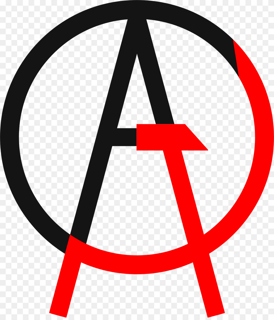 Anarcho Communism Logo I Came Up With Logodesign, Sign, Symbol Png