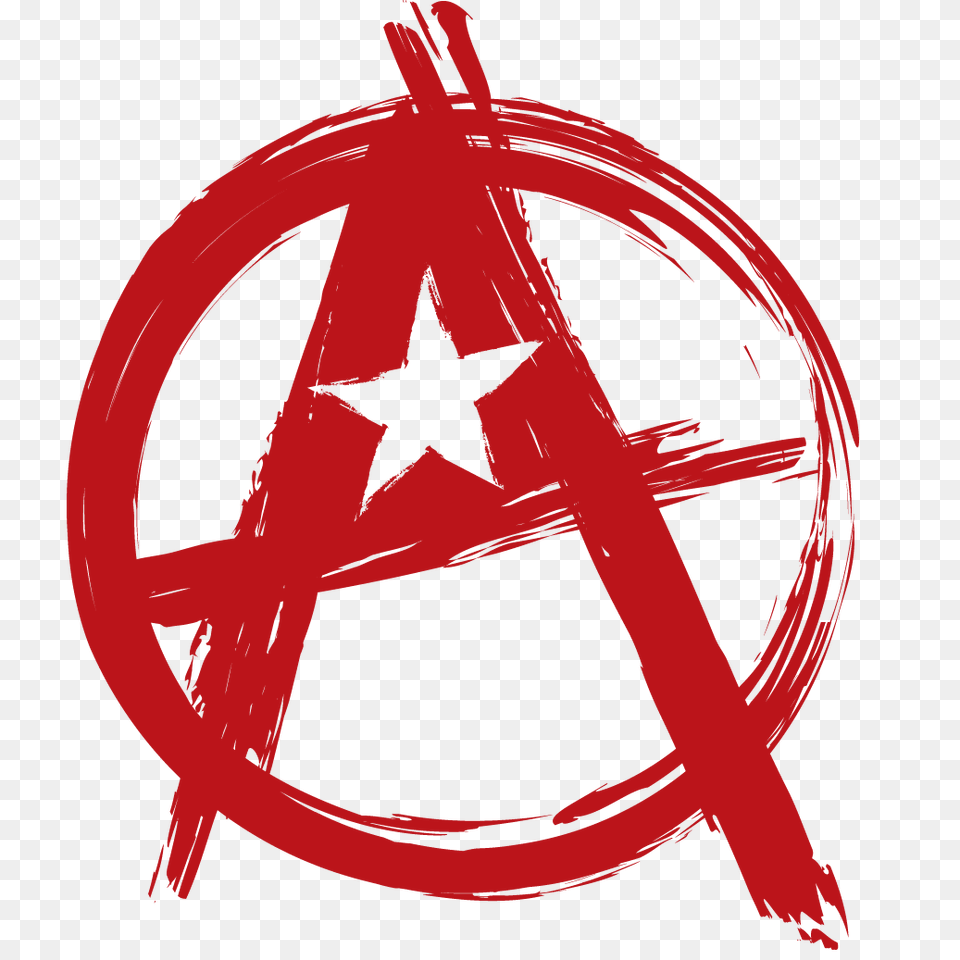 Anarchy, Star Symbol, Symbol, Logo Free Png Download