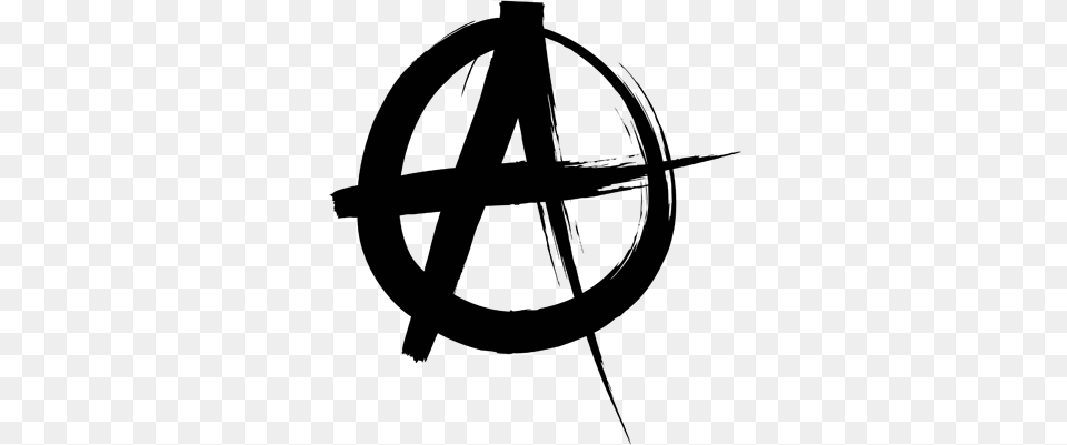 Anarchy, Silhouette, Lighting, Text Free Png Download
