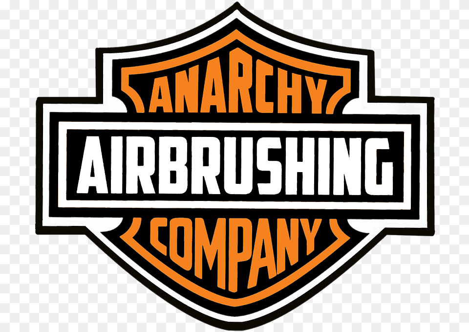 Anarchy Airbrushing Custom Art Harley Davidson, Logo, Architecture, Badge, Building Png