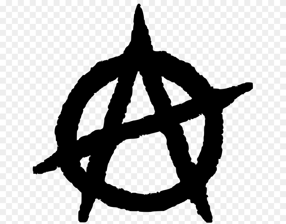 Anarchy Anarchism Symbol Anarcho Punk Logo, Gray Png