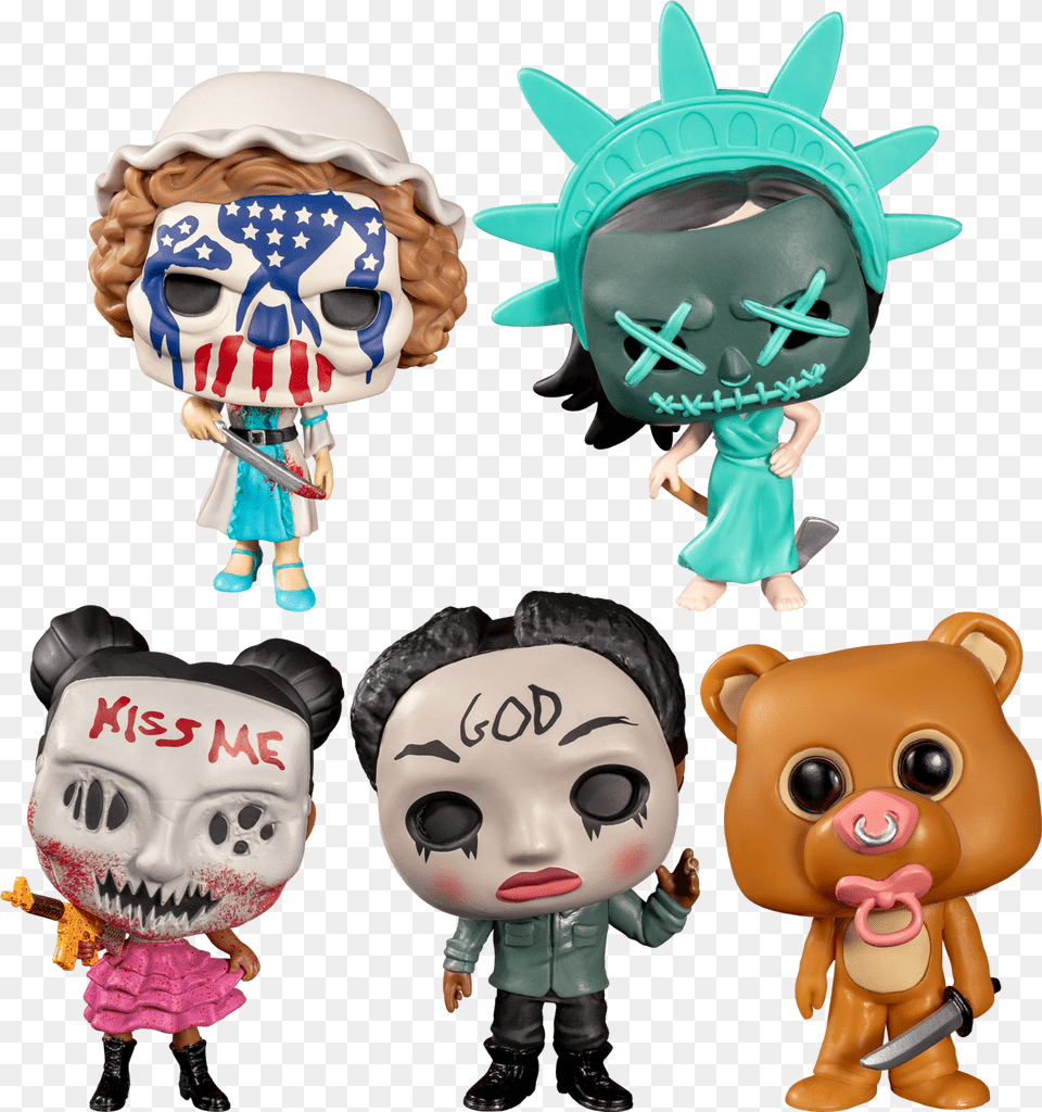 Anarchy In The F Funko Pop The Purge, Doll, Toy, Baby, Face Free Png Download