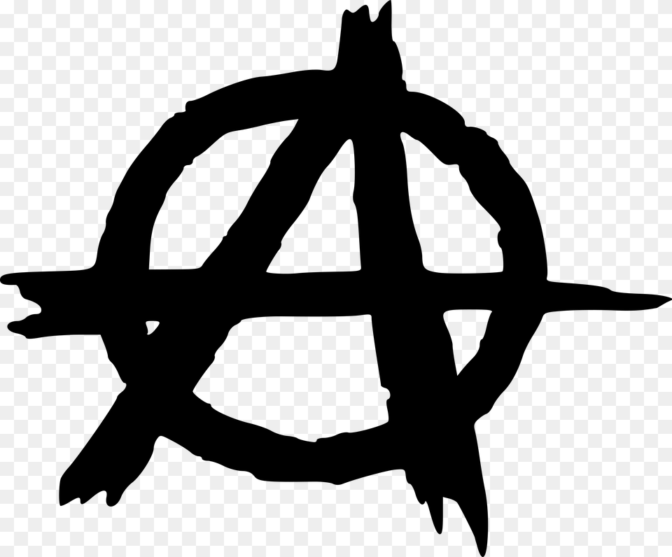 Anarchy Logo Anarchy Symbol, Gray Free Png