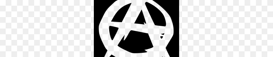 Anarchy Logo Image, Gray Png