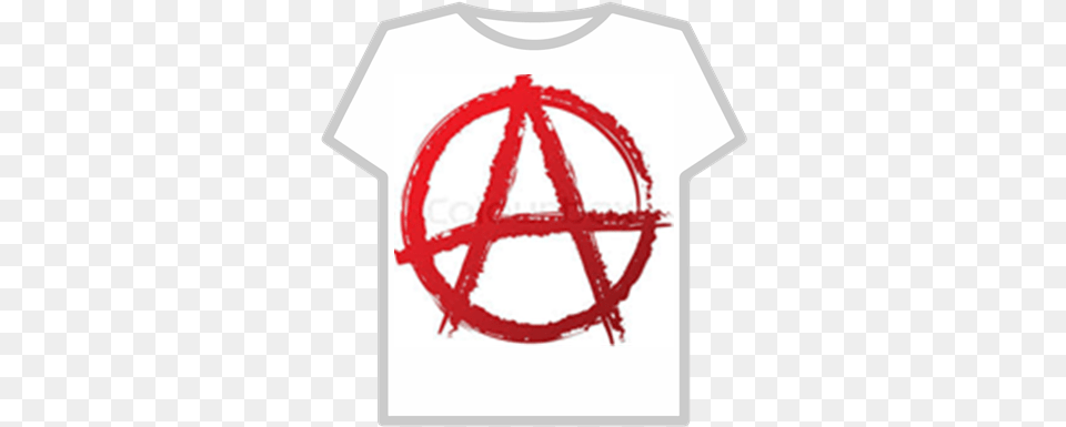 Anarchy Logo Roblox Government What Would Anarchy Look Like, Clothing, T-shirt, Symbol, Sign Free Png