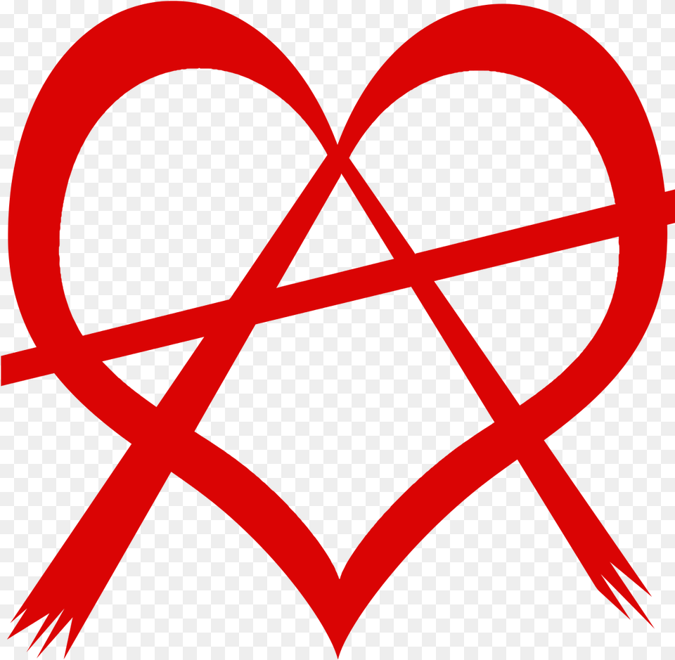 Anarchy Love, Logo, Heart, Symbol Png Image