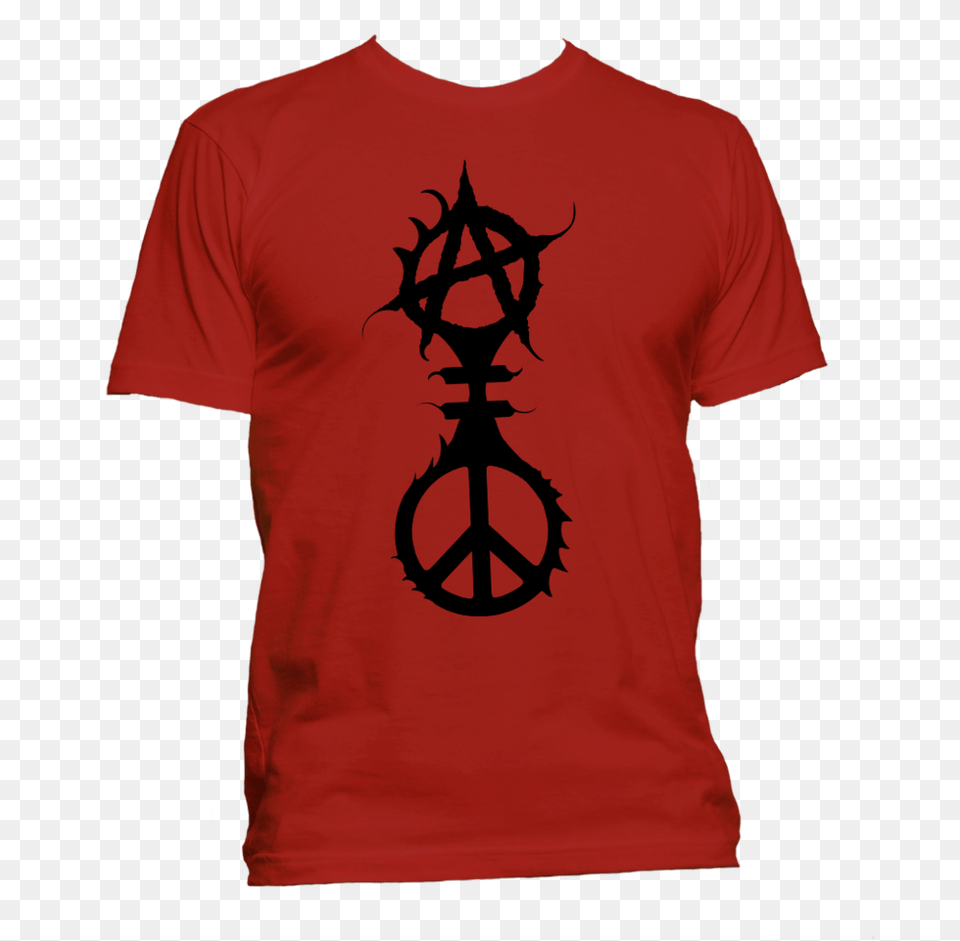 Anarchy Peace Incite Tees, Clothing, T-shirt, Antler Free Transparent Png