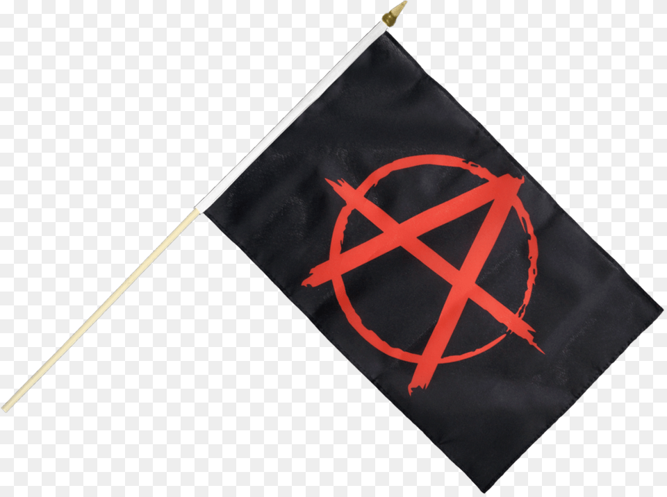 Anarchy Red Hand Waving Flag Drapeau Anarchy, Blade, Dagger, Knife, Weapon Free Png